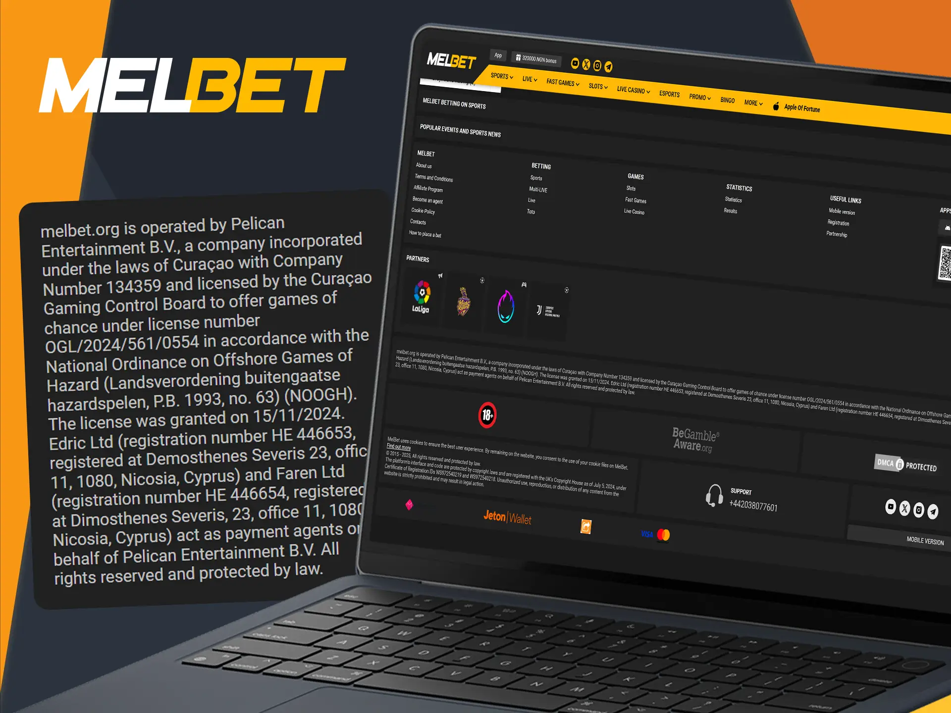 Explore the specific advantages that the Curaçao license brings to the Melbet platform.