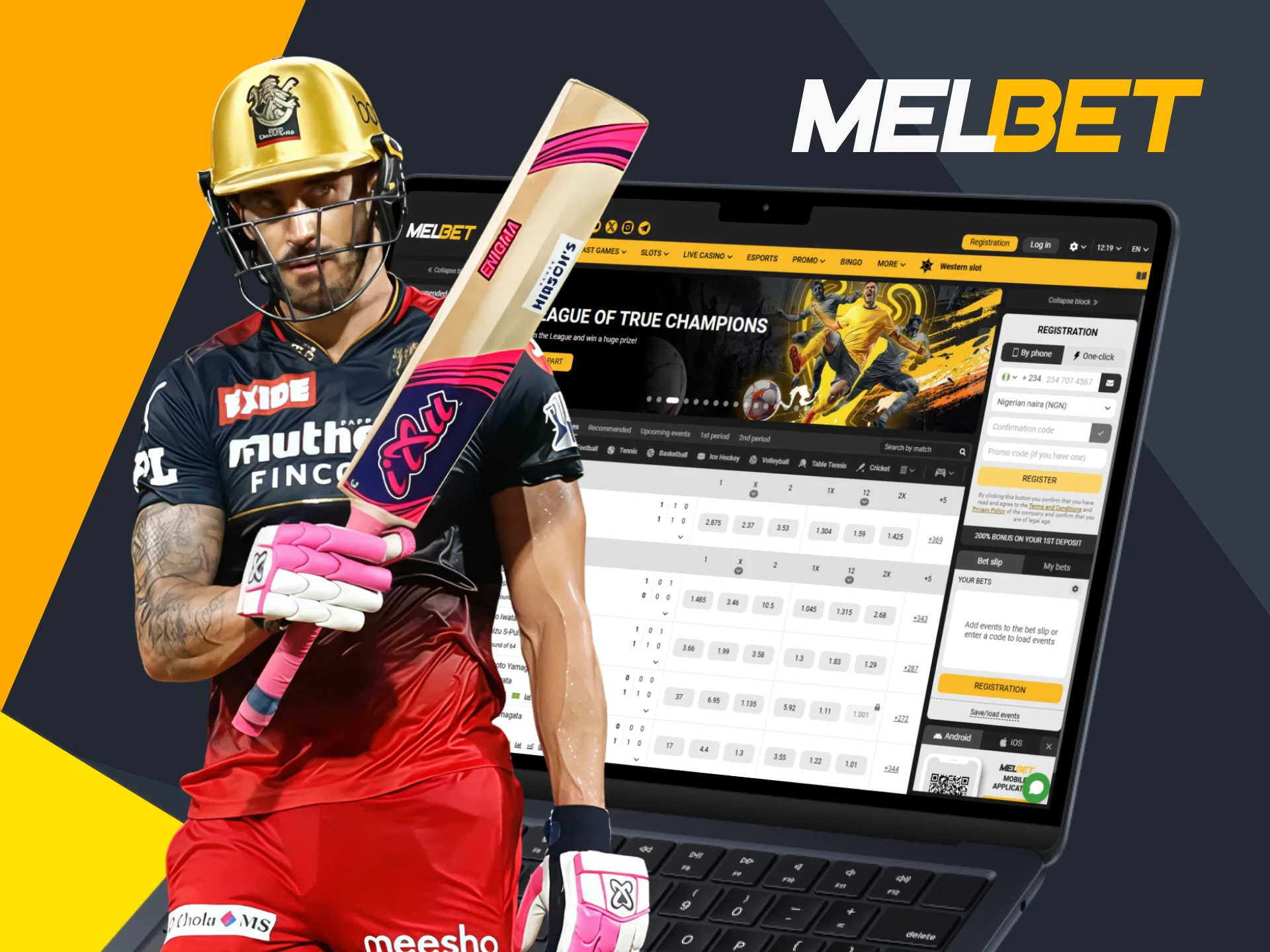 Take a deeper look at Faf du Plessis’s impressive cricket career, presented by Melbet.