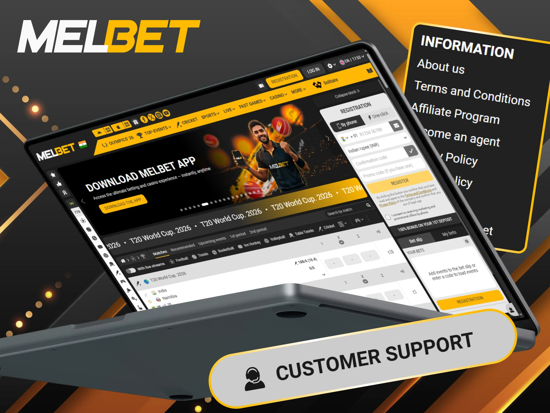 Get to know the expert team that makes Melbet India possible.