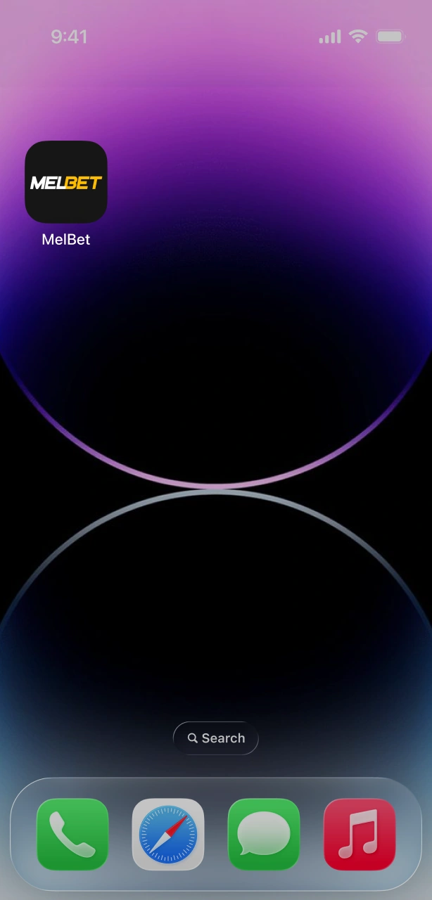 Confirm the shortcut addition and open Melbet from your home screen to begin betting or gaming.