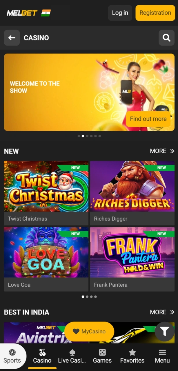 Dive into the Melbet online casino, where you'll find top-tier slots, live dealers, and local favorites like Andar Bahar.