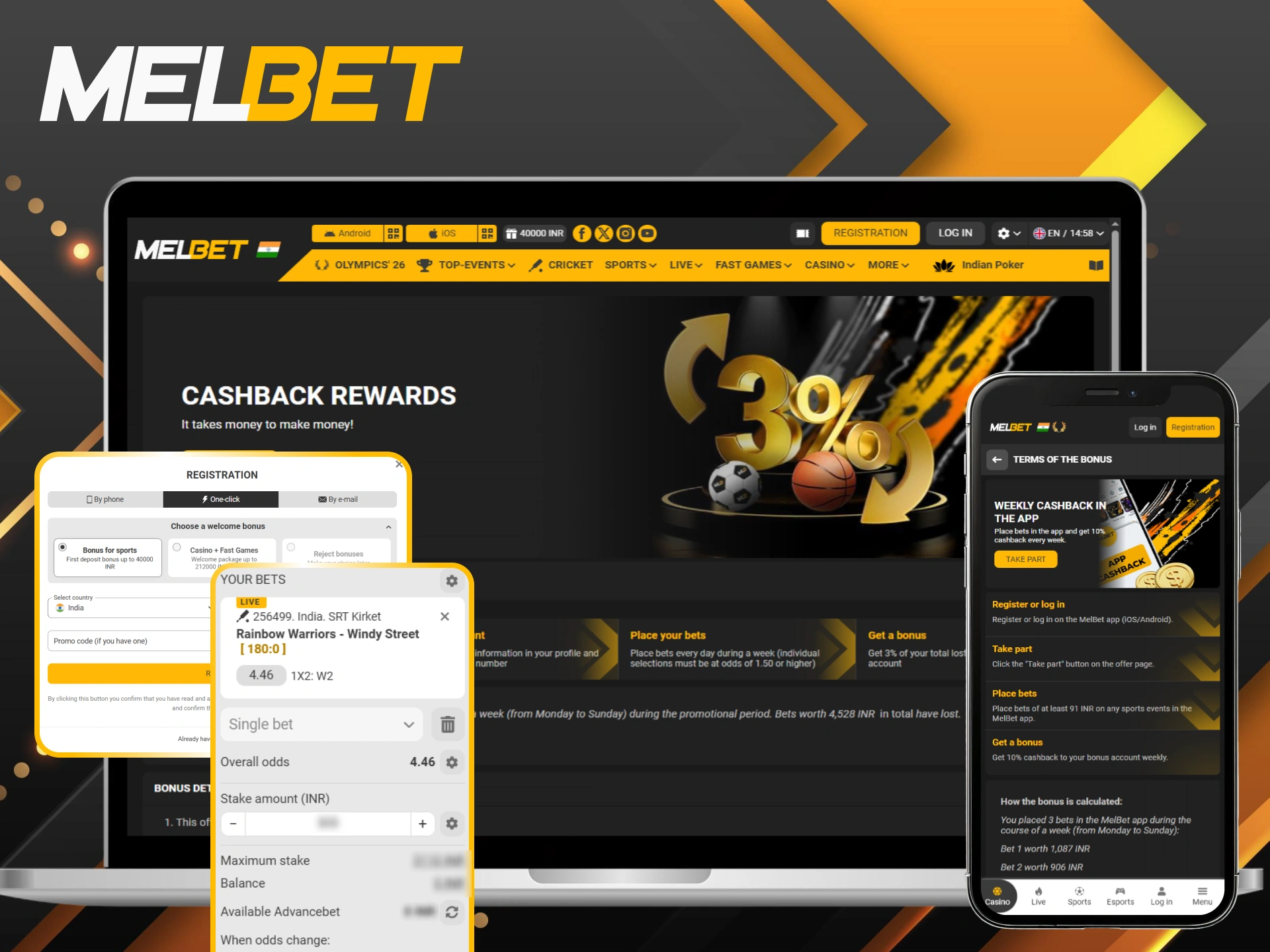 Find out exactly how to get your Multibet bonus and cashback at Melbet today.
