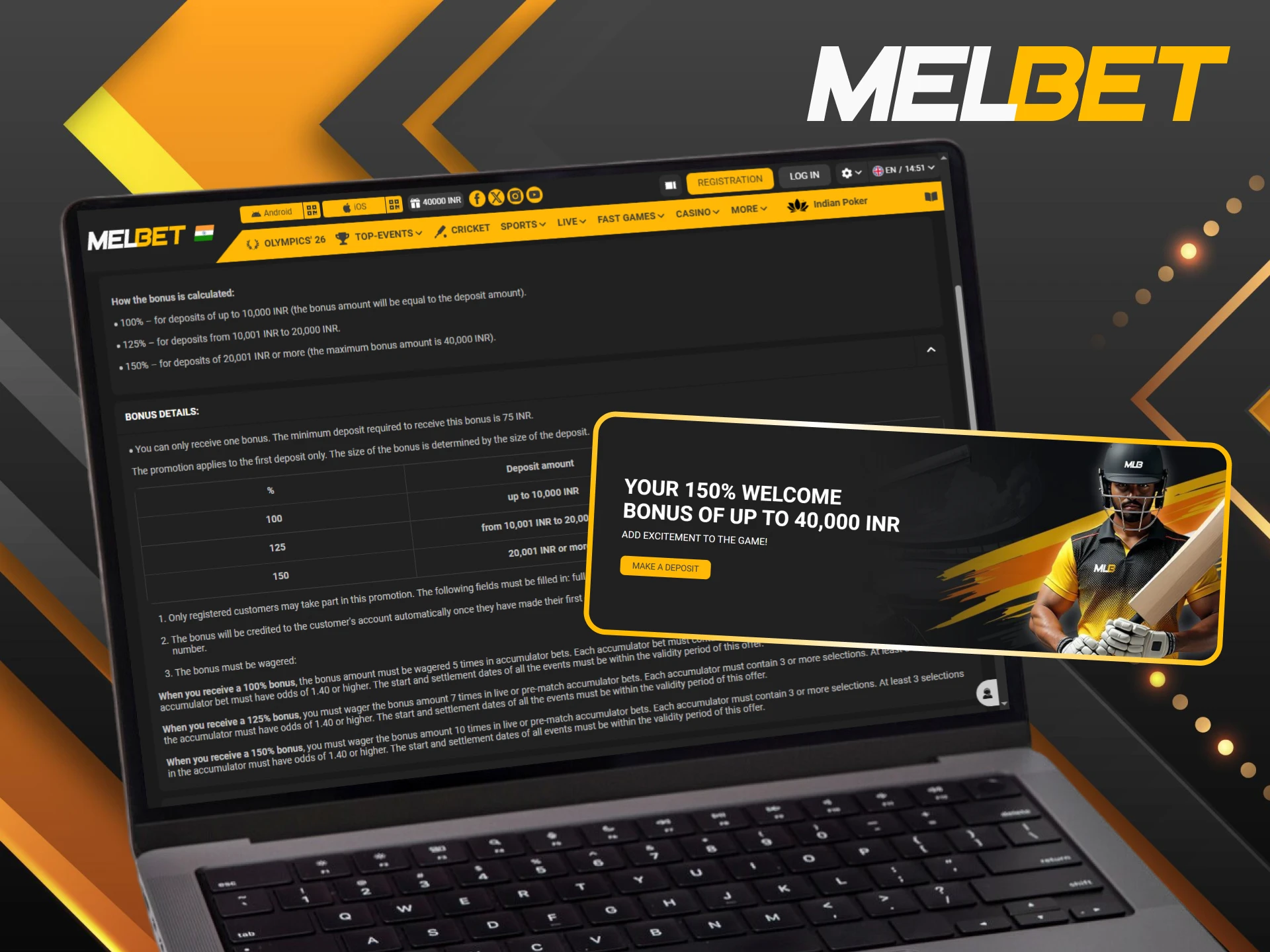 Read through the specific wagering terms for the Melbet first deposit bonus to ensure a smooth withdrawal process.