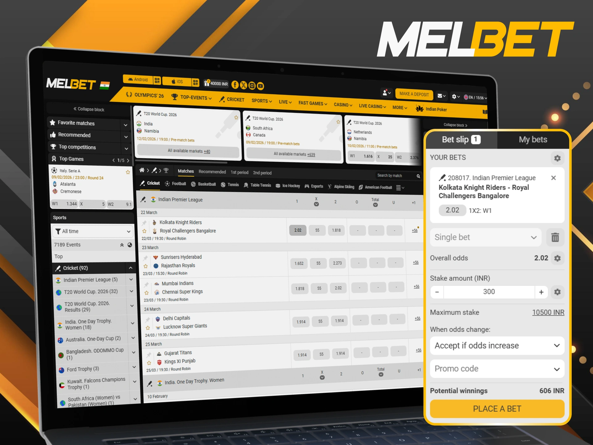 Discover the best ways to bet on cricket and sharpen your strategy at Melbet.