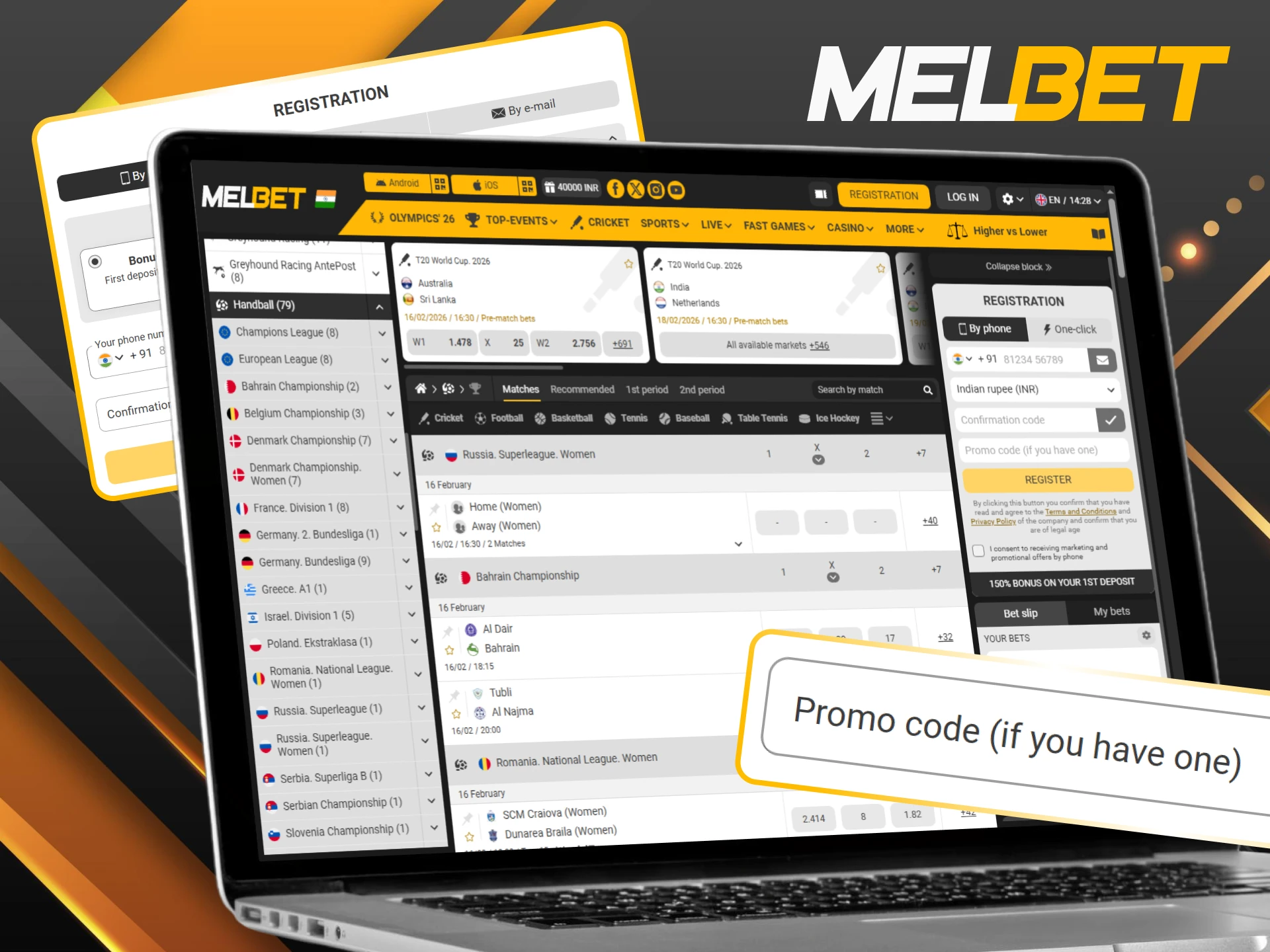 Use the official Melbet promo code for handball to unlock exclusive sports rewards.
