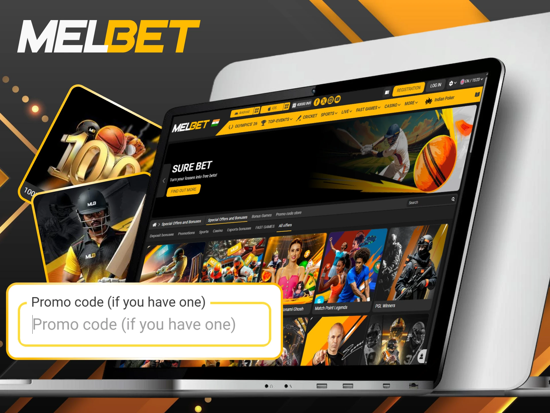 Check out the other current promotions and bonuses available for Indian users at Melbet.