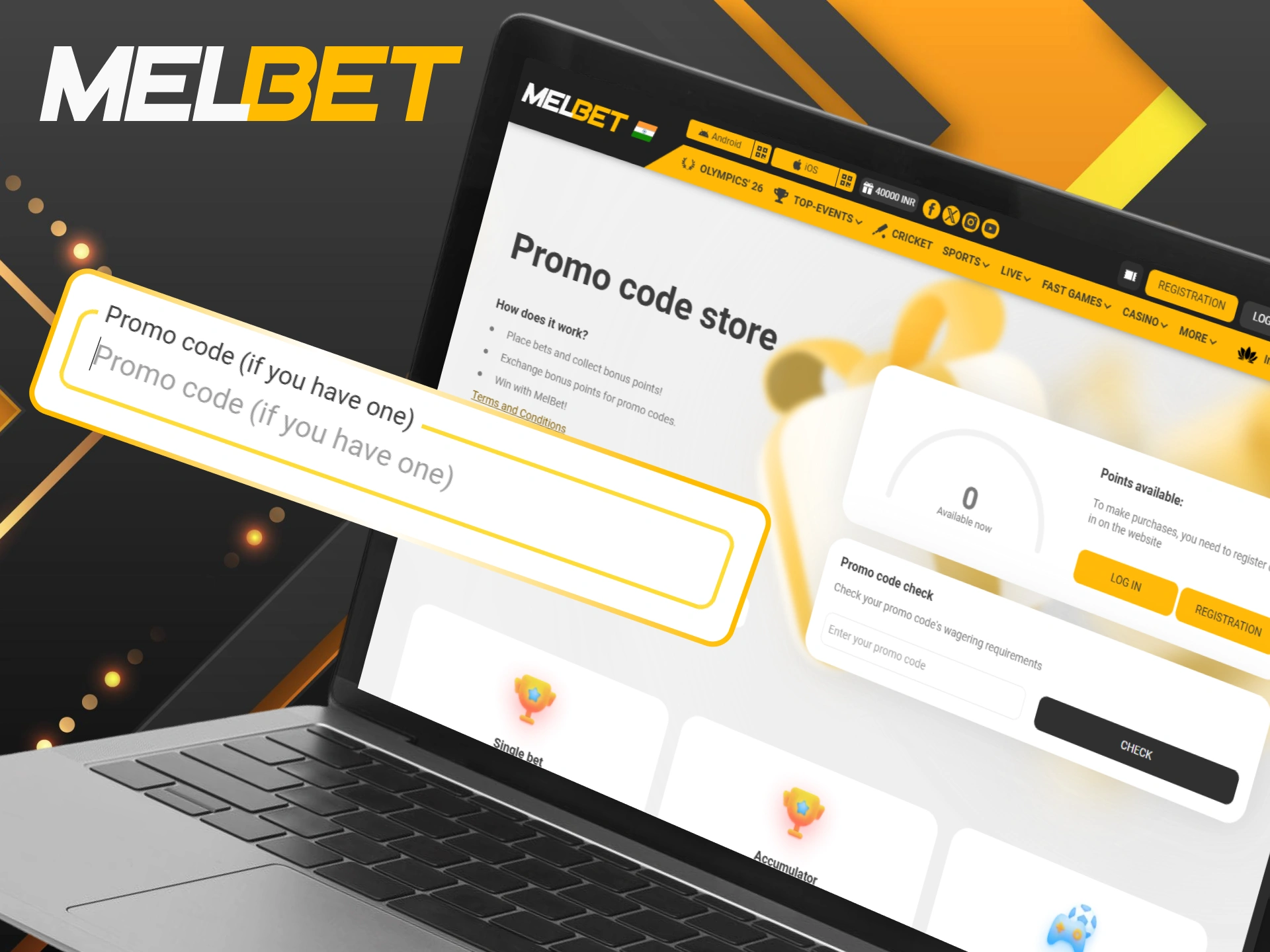 Find out exactly what a promo code is and how to make the most of it on Melbet.