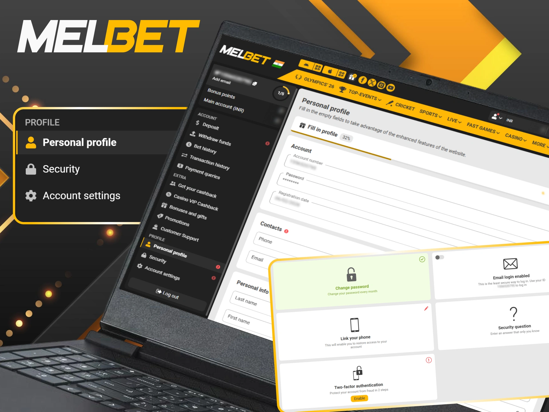 Complete the Melbet verification process now to ensure your account is fully secure.