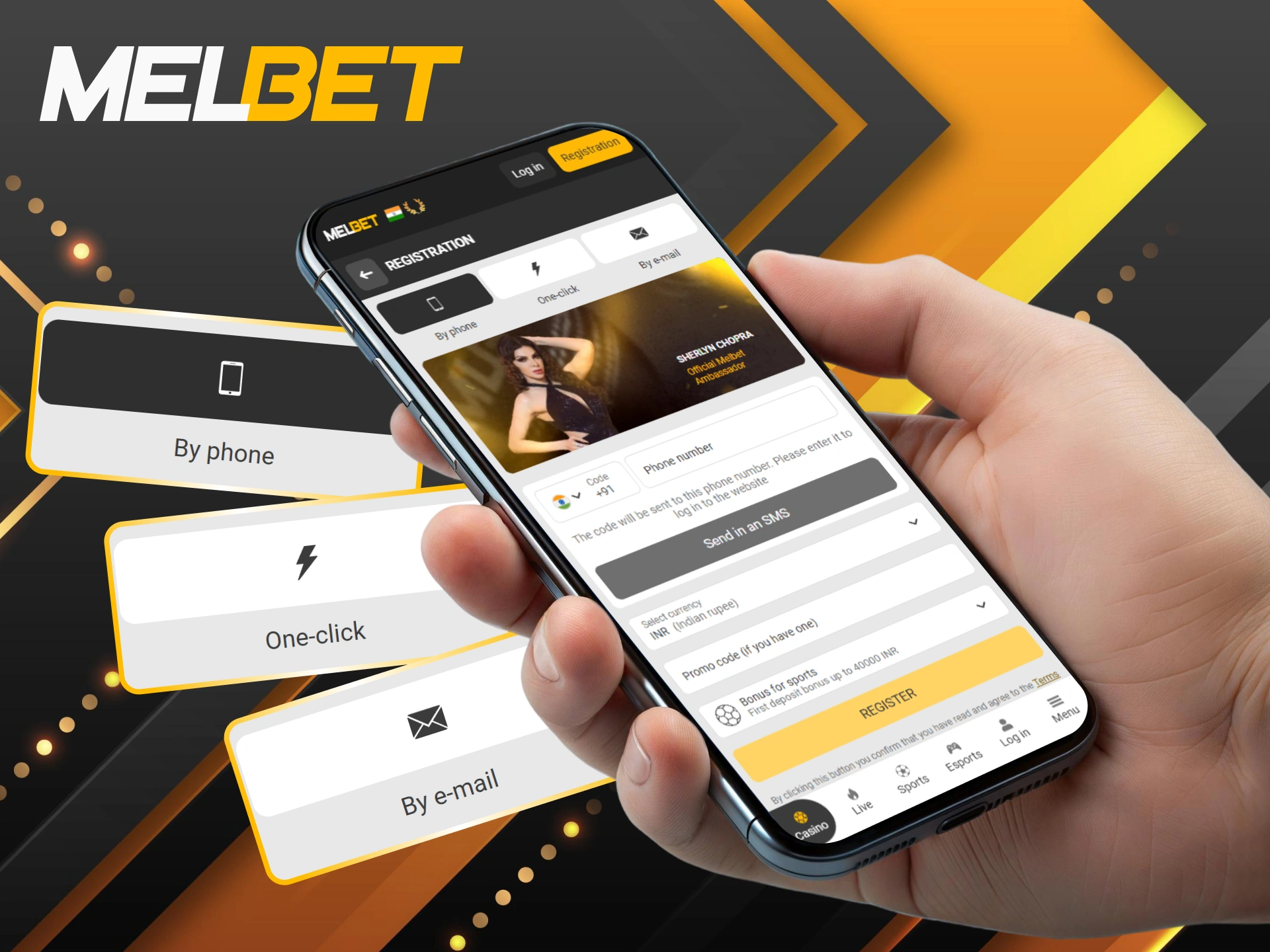 Check out this handy guide on how to sign up for Melbet using the mobile application.