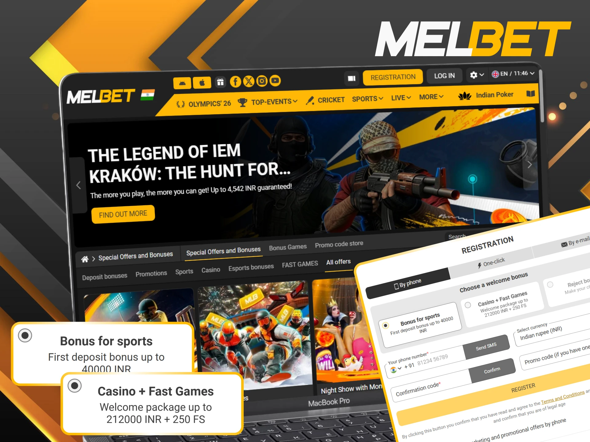 Log into your official Melbet account to discover the exclusive bonuses waiting for you.