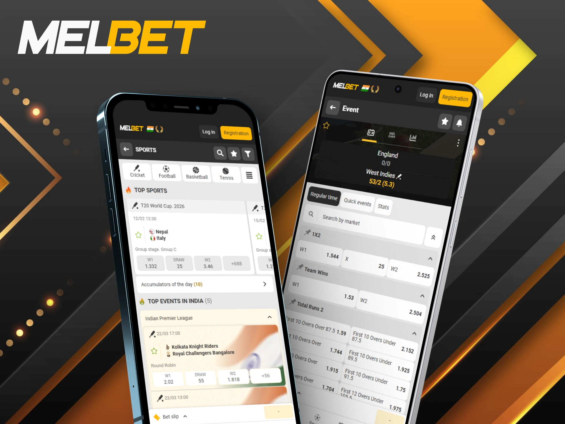 Get the Melbet app now for a complete mobile sports betting experience.