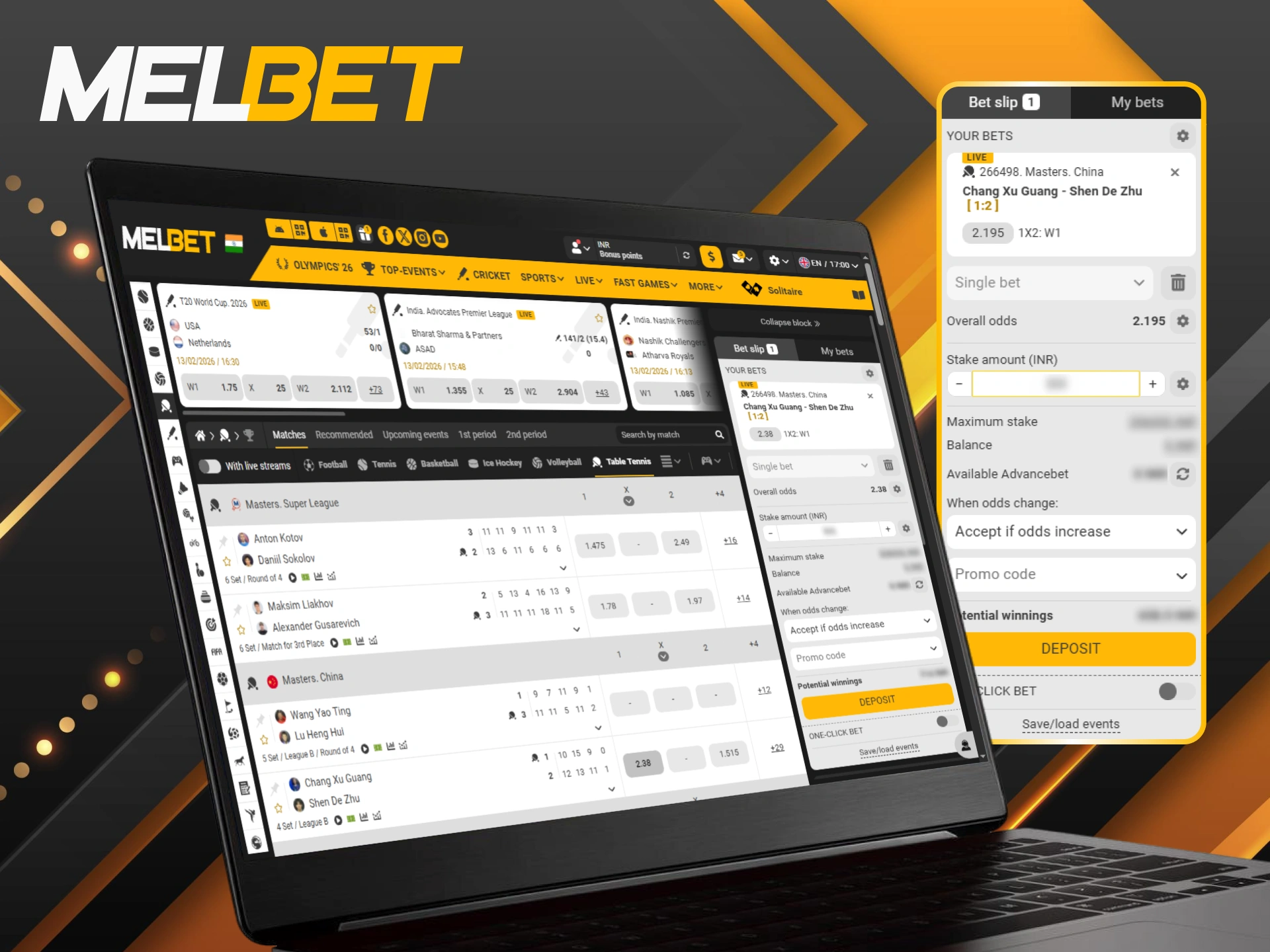 Discover the best strategies for successful table tennis betting at Melbet.