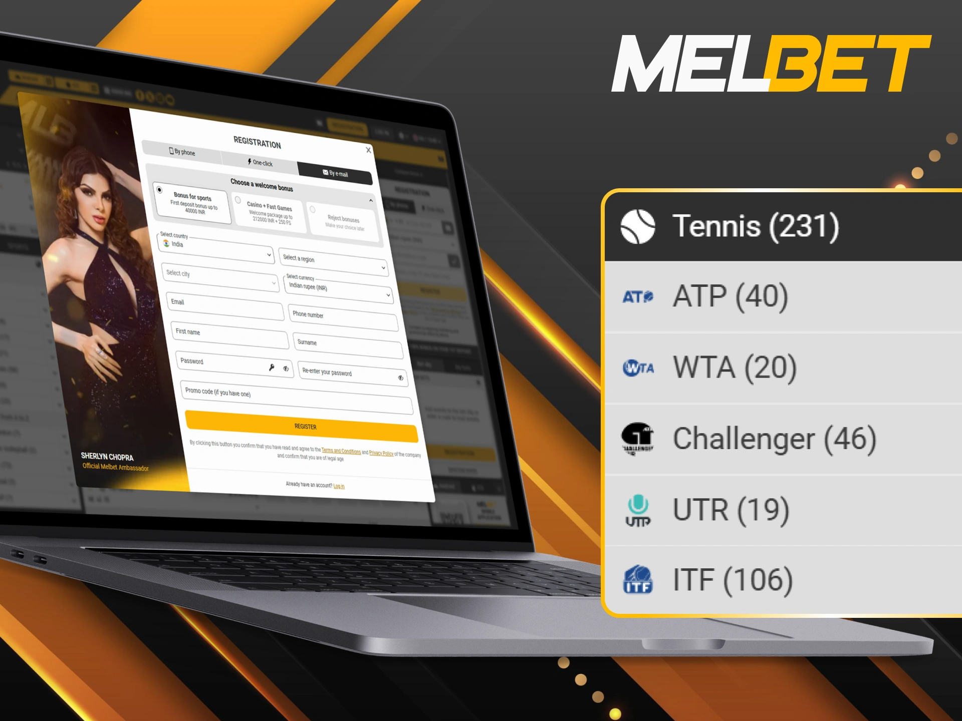 Follow this simple guide to get your Melbet account ready for tennis betting.