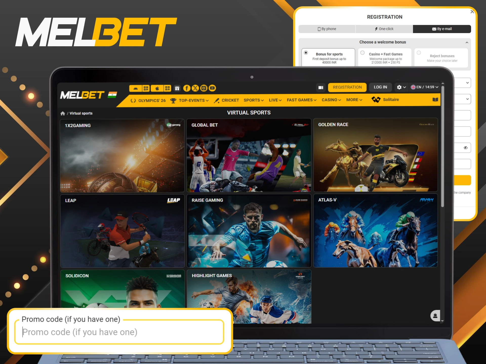 Use the Virtual Sports promo code to unlock exclusive rewards.