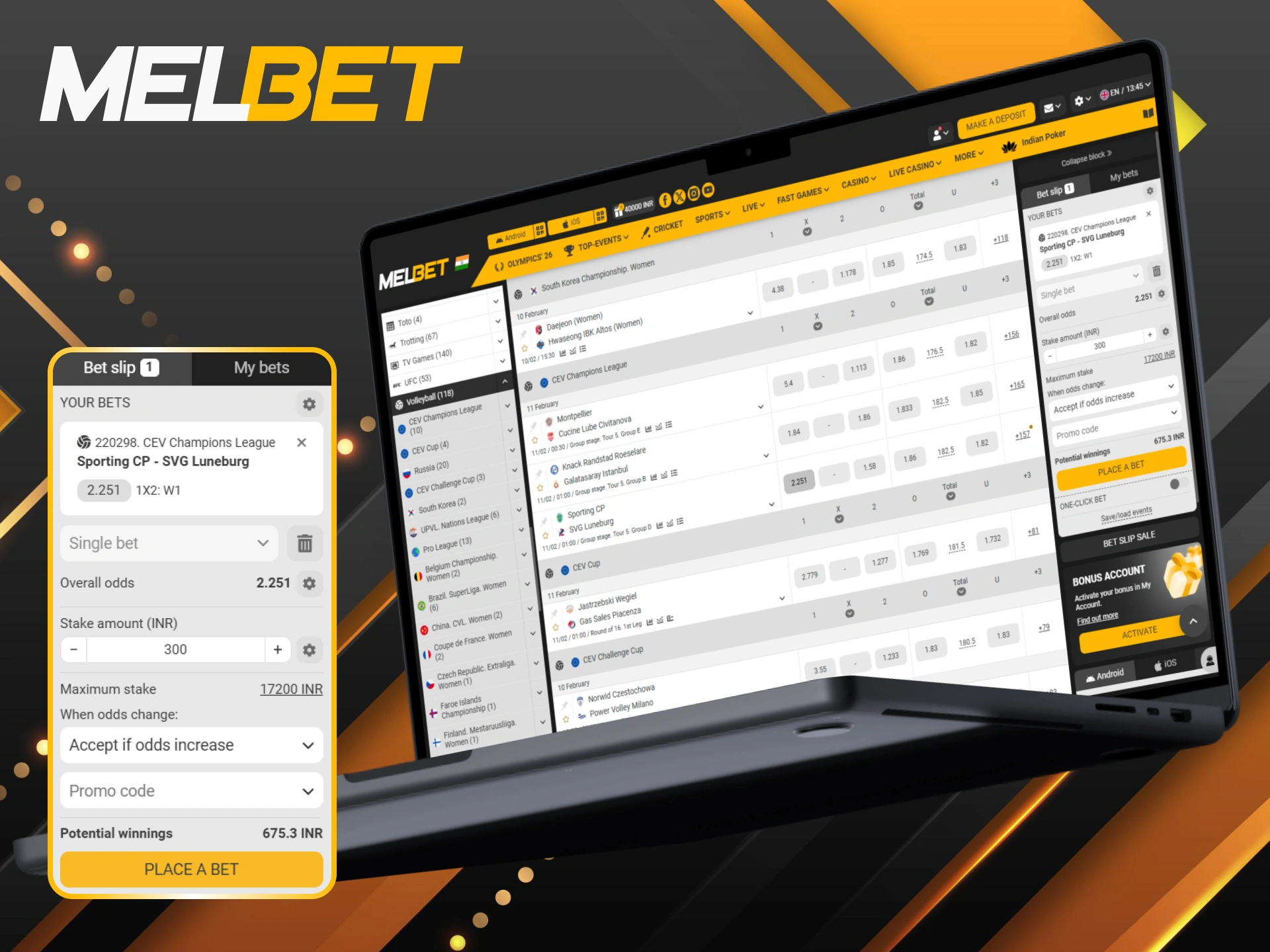 Explore the various ways to bet on volleyball and refine your winning strategy at Melbet.