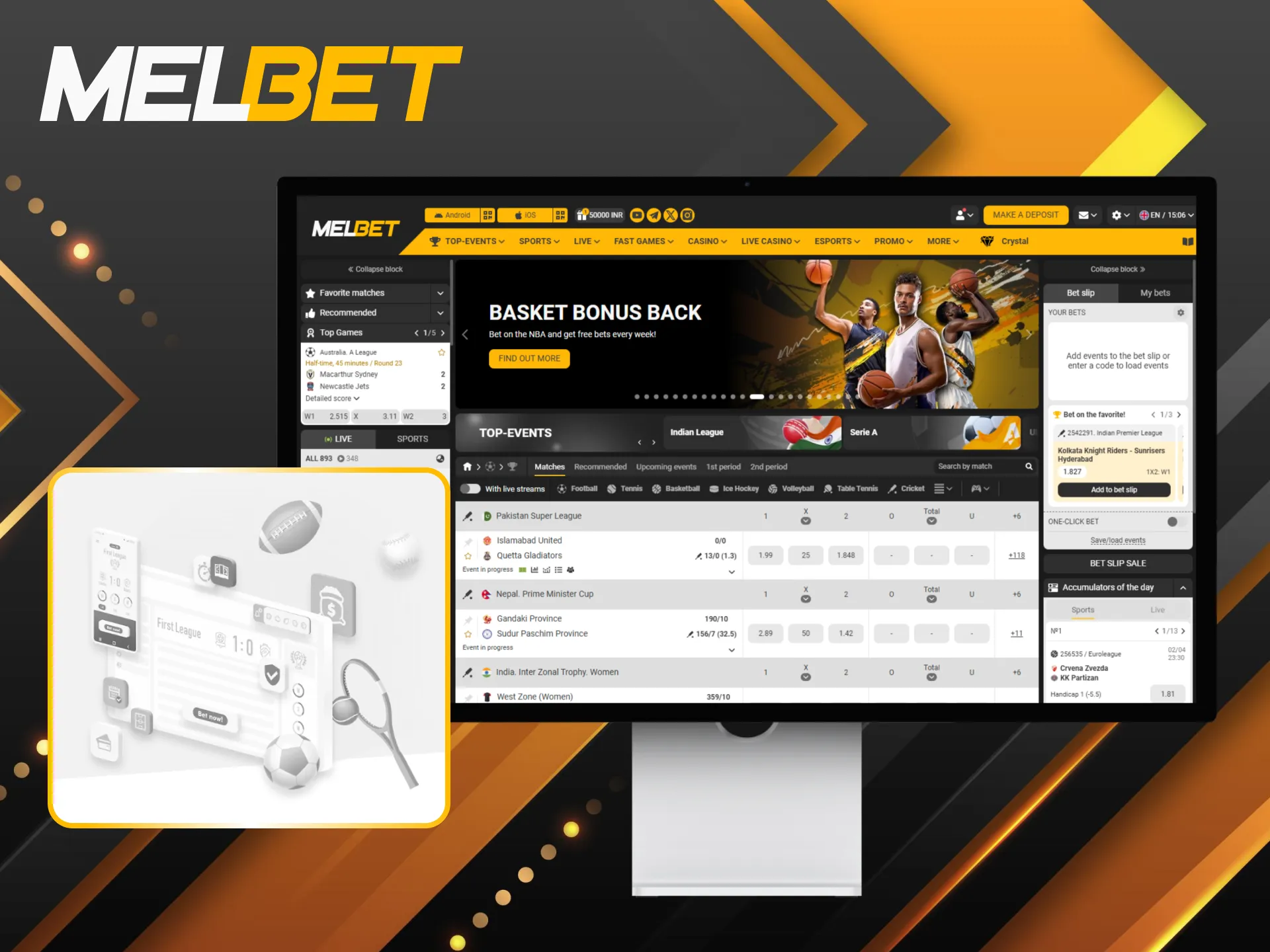 Enjoy the full Melbet experience directly in your browser without needing to install anything.